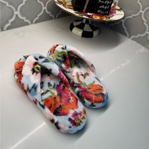 Vera Bradley Flower Plush Slippers
